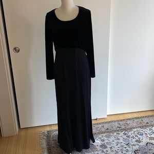 Daniel and Rebecca velvet tea length dress size 12